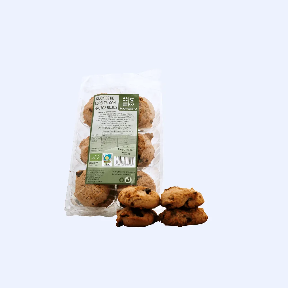 Cookies de Espelta con Frutos Rojos 220 g