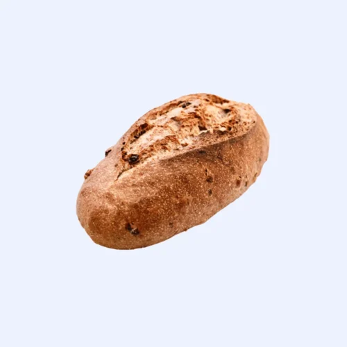 Pan oval ecológico con pasas y nueces 500 g